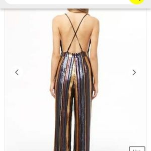 Forever 21 Other - Plunging Sequin Jumpsuit Forever 21 Other - Plunging Sequin Jumpsuit